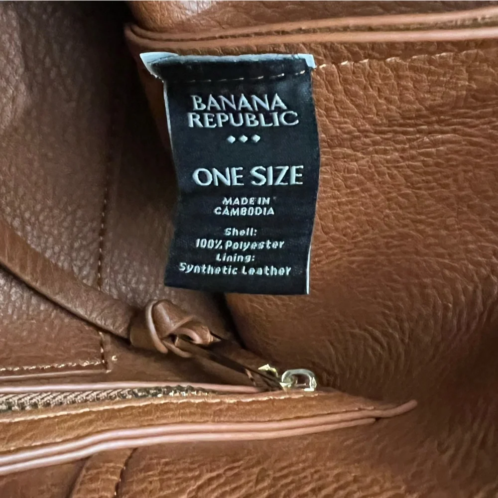 Vegan Suede Slouch Tote Banana Republic OS - Picture 13 of 14